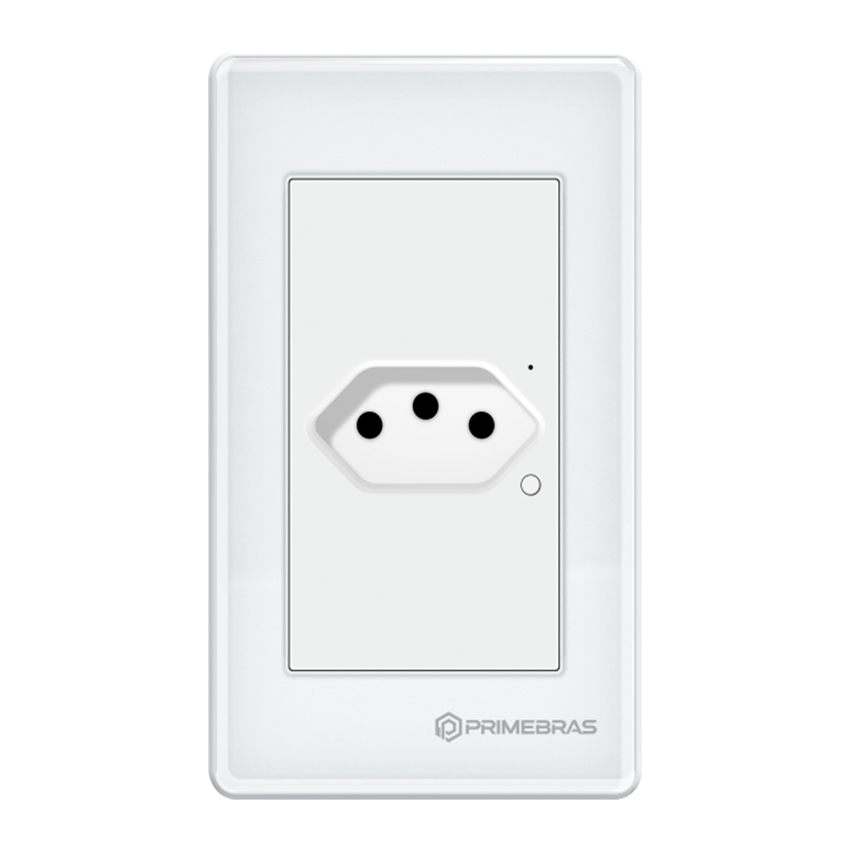 Tomada Inteligente Wi-fi Primebras 1 Canal TP1010 Branco