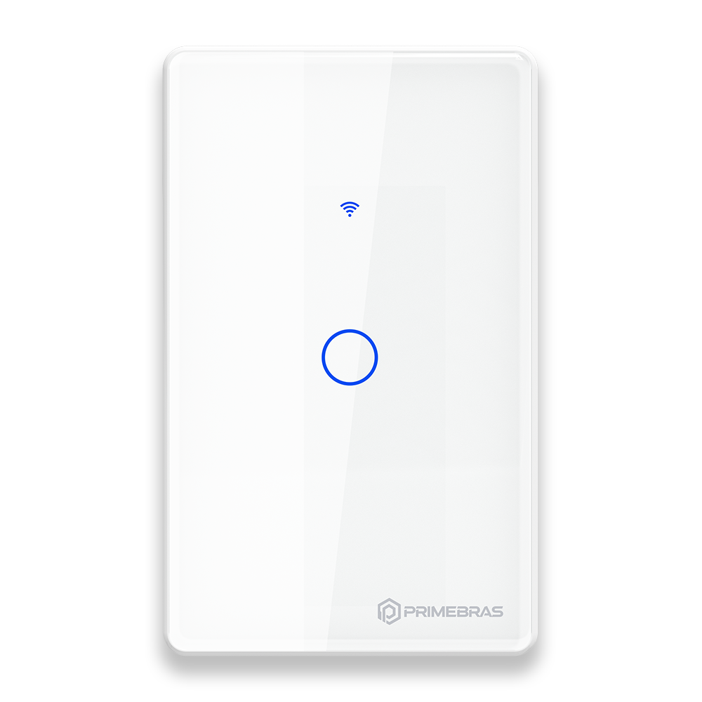 Interruptor Touch 1 Botão Wi-Fi TP1001 Branco