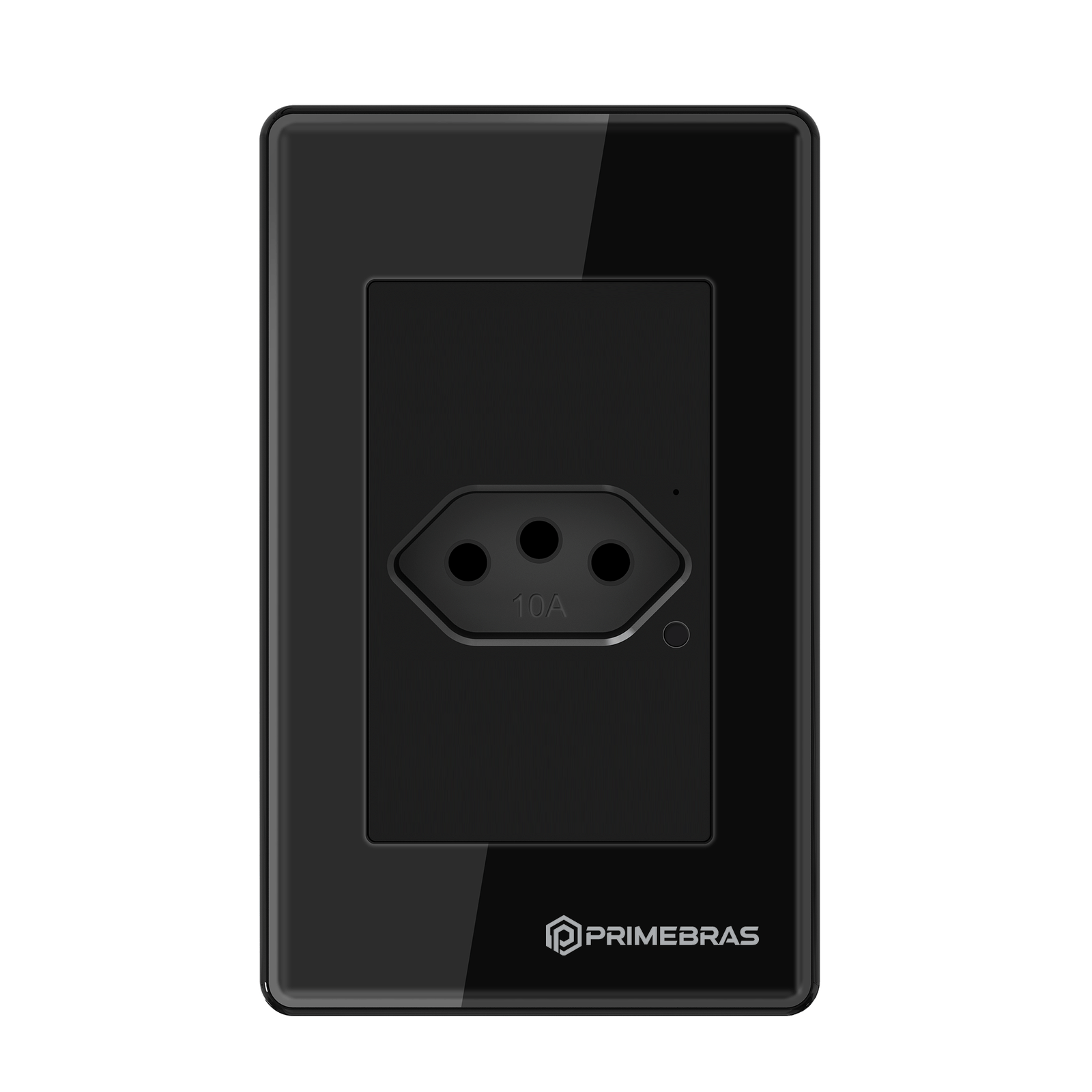 Tomada Inteligente Wi-fi Primebras 1 Canal TP1010 Preto